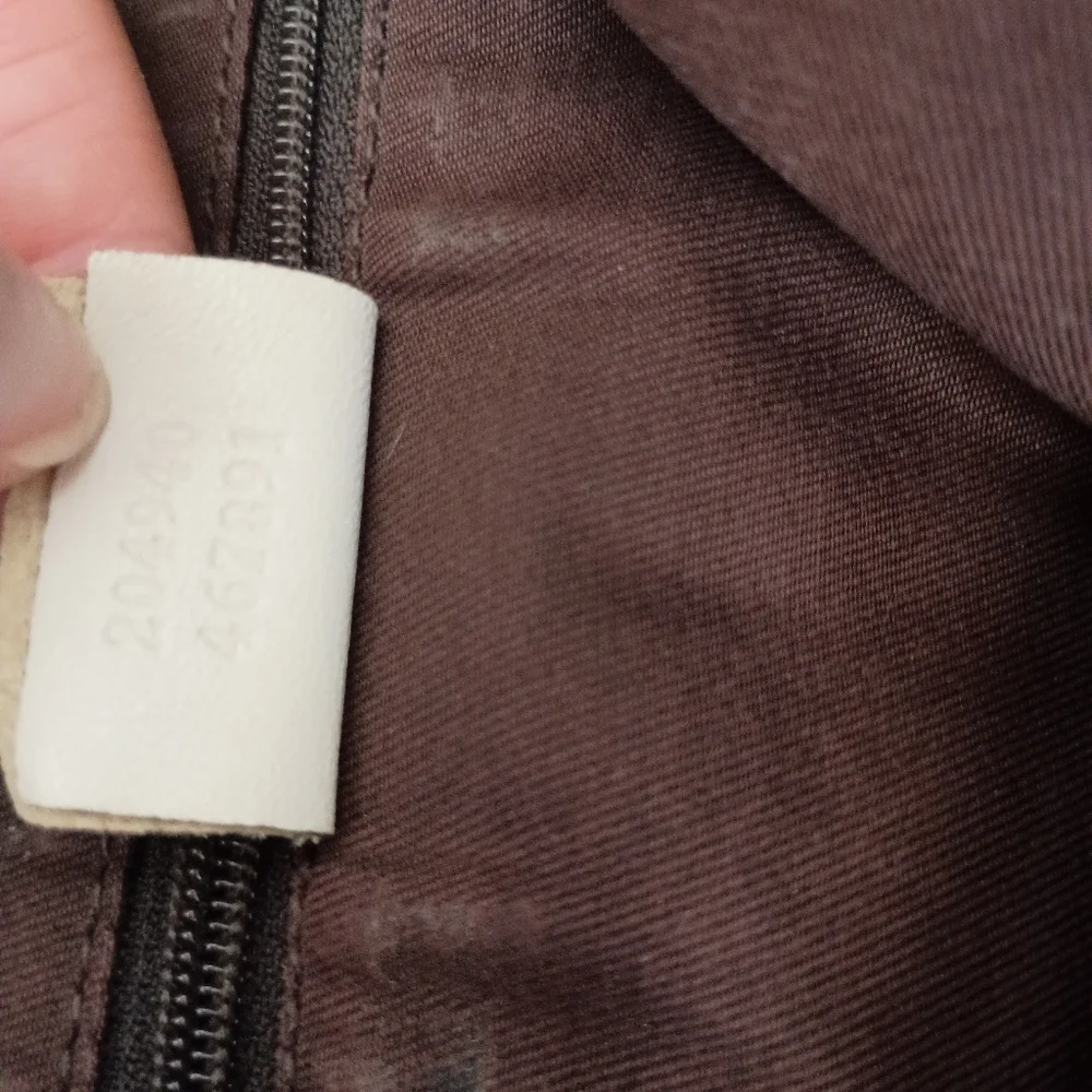 Authenticated Gucci GG Abbey D Ring Crossbody Brown Beige Canvas Fabric Bag - Picture 13 of 16